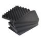 OUTDOOR kuffert i gul med skum polstring 205x145x80 mm Volume 2,3 L Model: 500/Y/SI